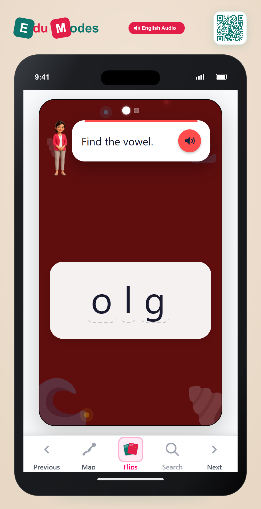 Find the Vowel - Review - Interactive Learning Game Preview