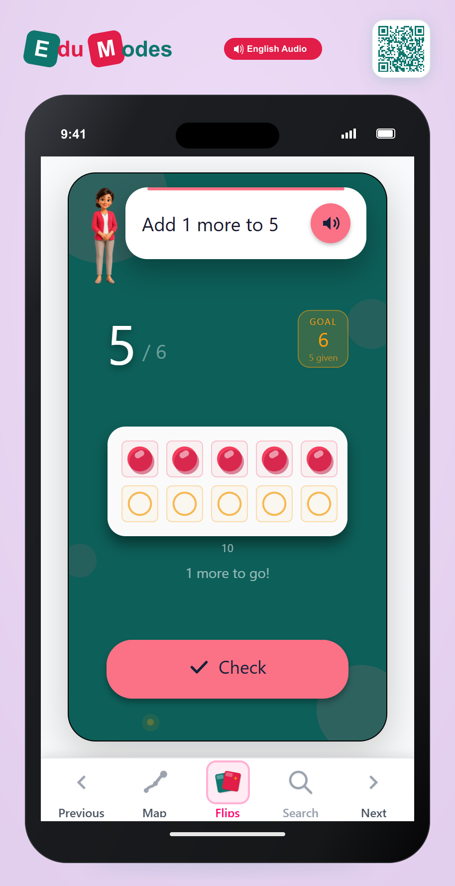 Build one more than 5 - Interactive Learning Game Preview