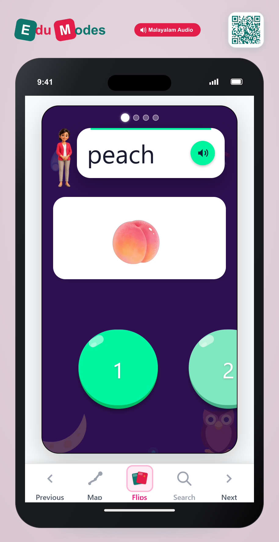 More Fruit Syllables - Interactive Learning Game Preview