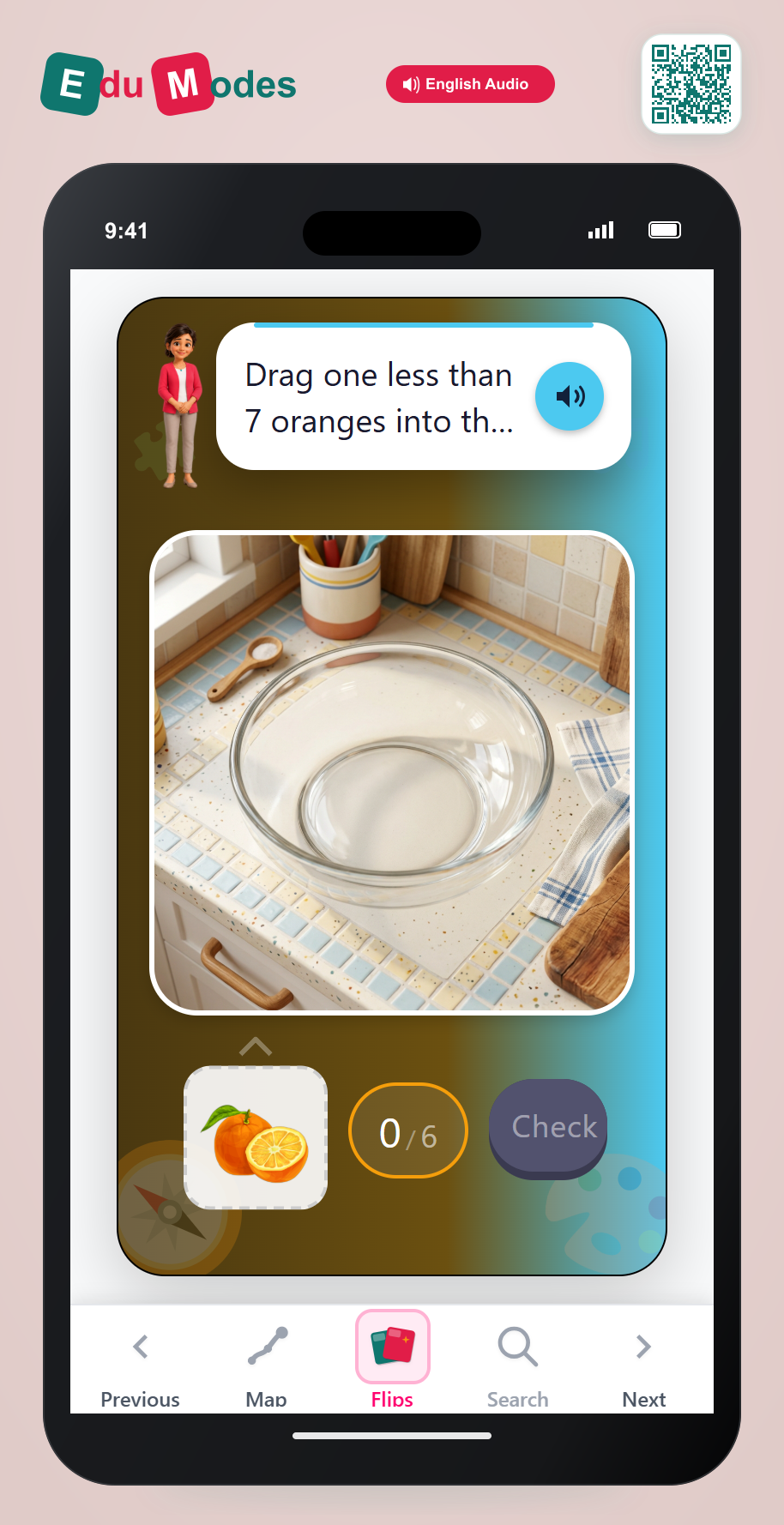 One Less Drag_count 5 - Interactive Learning Game Preview