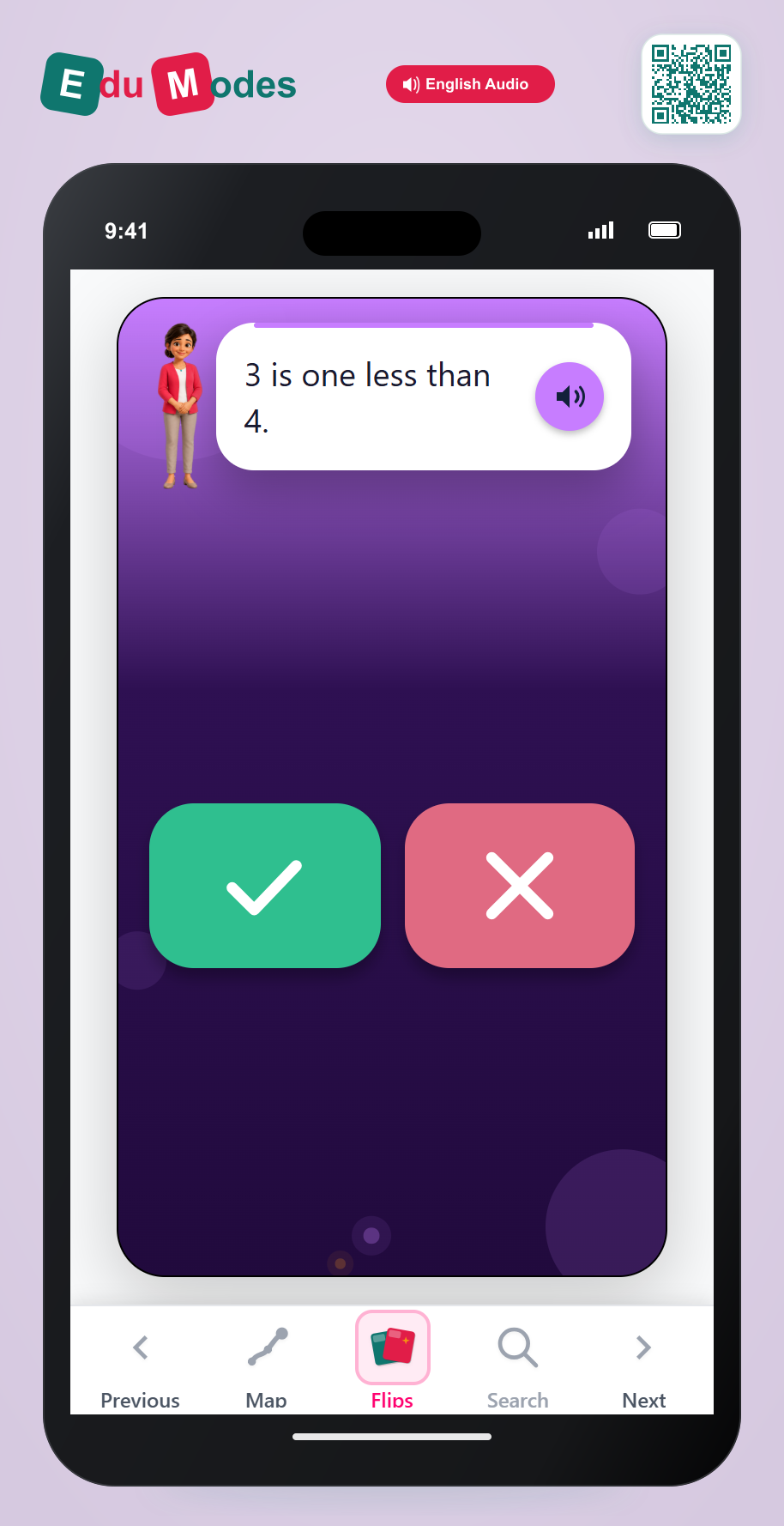 Is 3 one less than 4? - Interactive Learning Game Preview