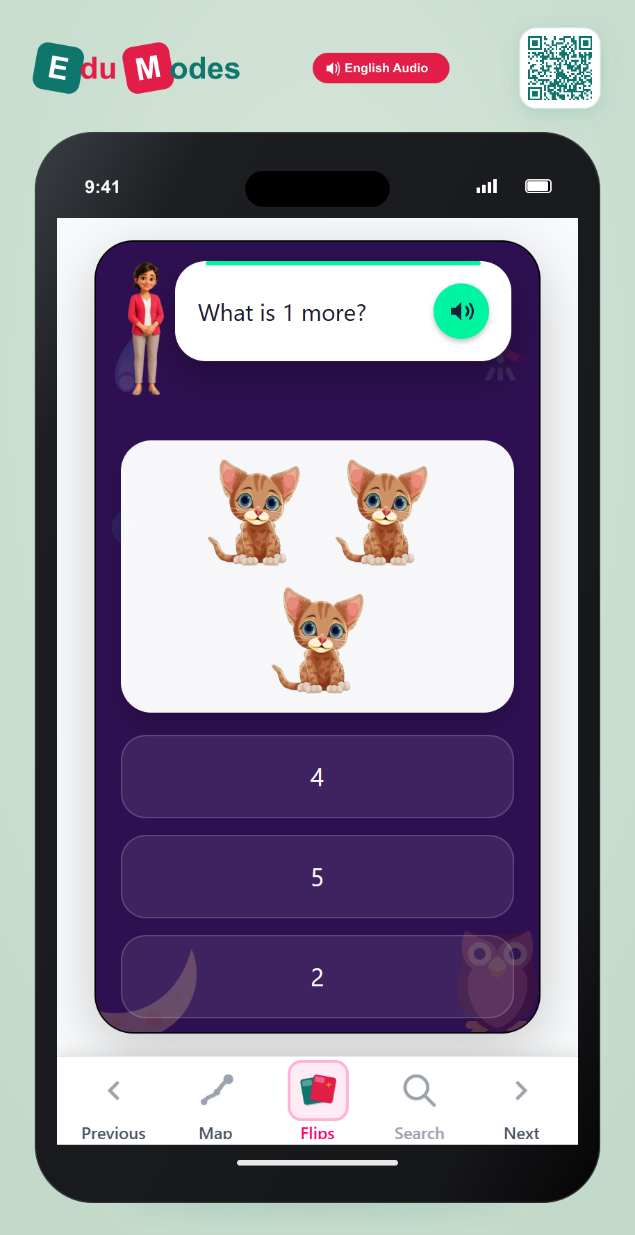 Count 1 More (Cats) - Interactive Learning Game Preview
