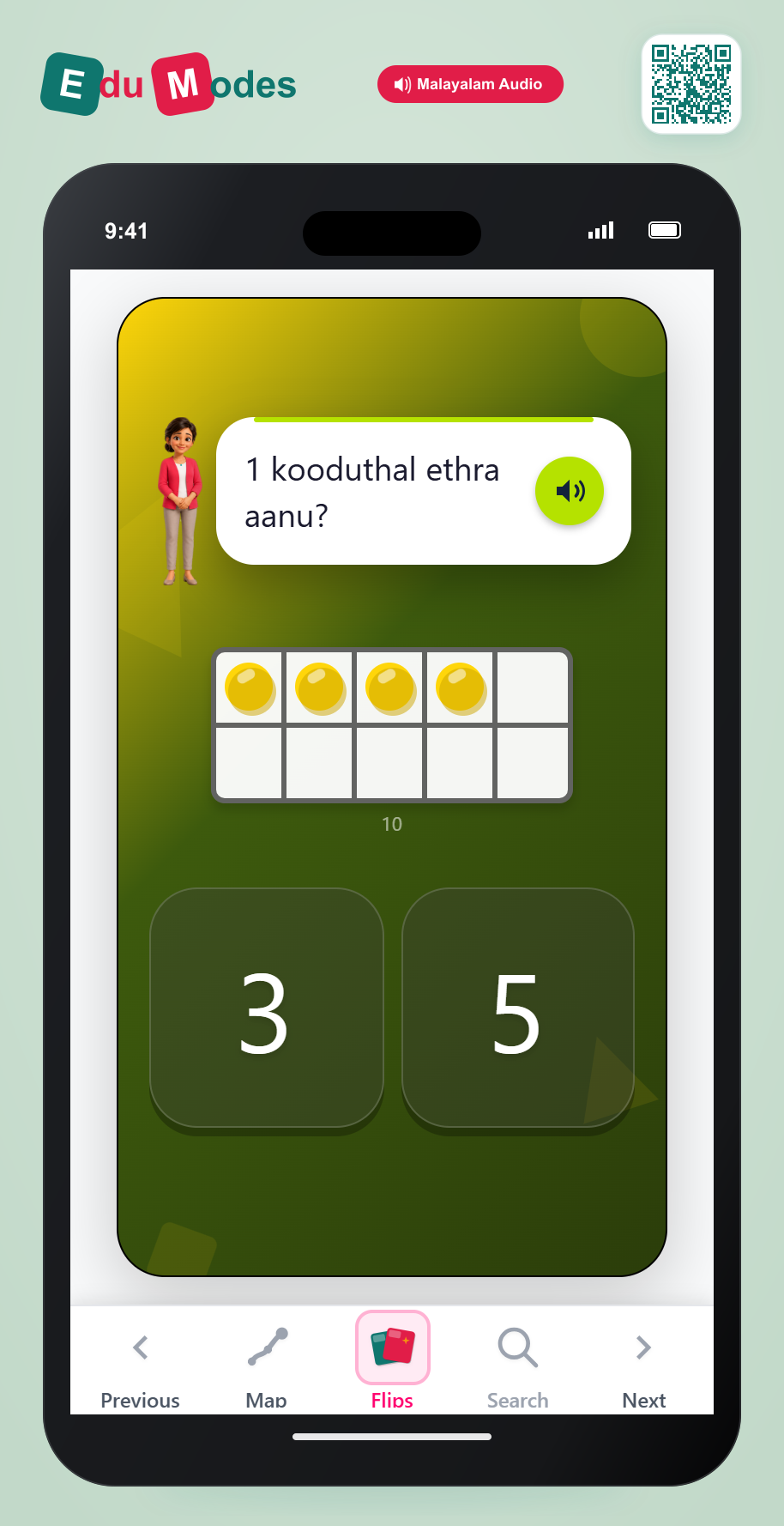 Count 1 More (Dots 1) - Interactive Learning Game Preview