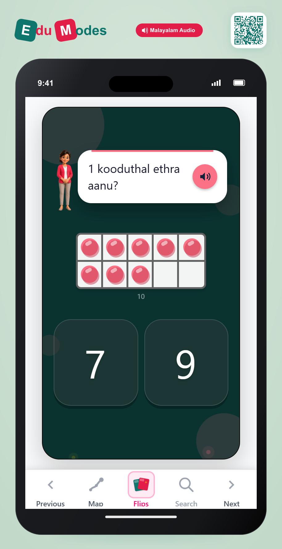 Count 1 More (Dots 2) - Interactive Learning Game Preview