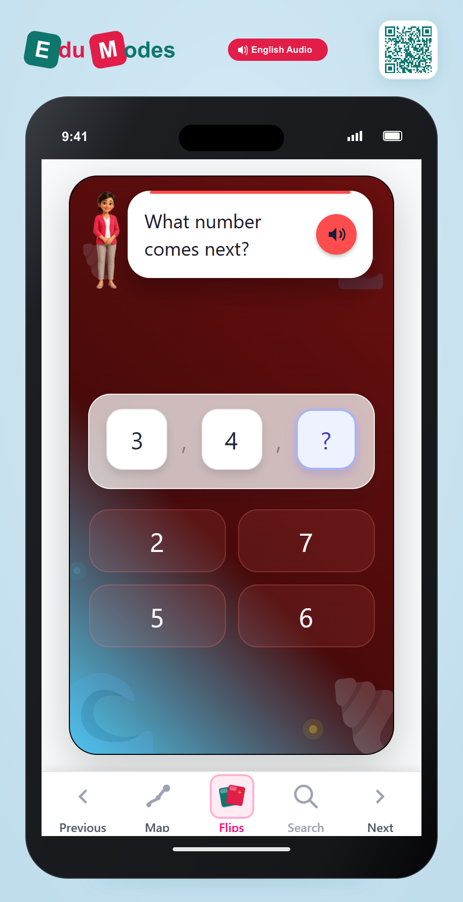 Count Up and Down to 10 - Flip 3 - Interactive Learning Game Preview