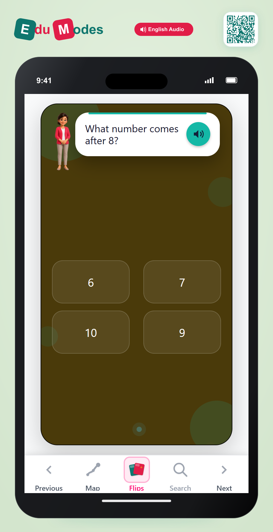 Count Up and Down to 10 - Flip 8 - Interactive Learning Game Preview
