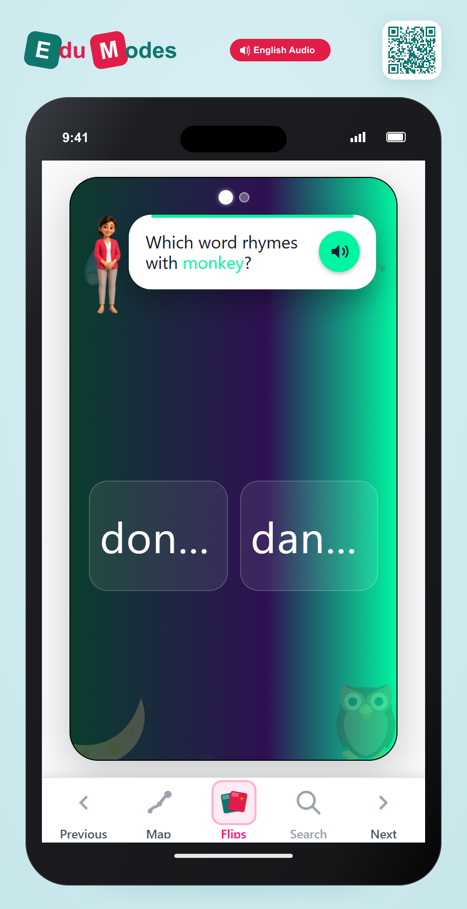 Multisyllabic Endings - Interactive Learning Game Preview