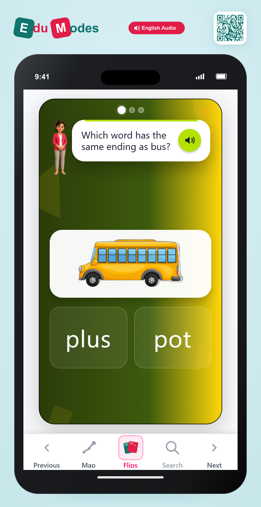 Ending Sounds Review - Interactive Learning Game Preview