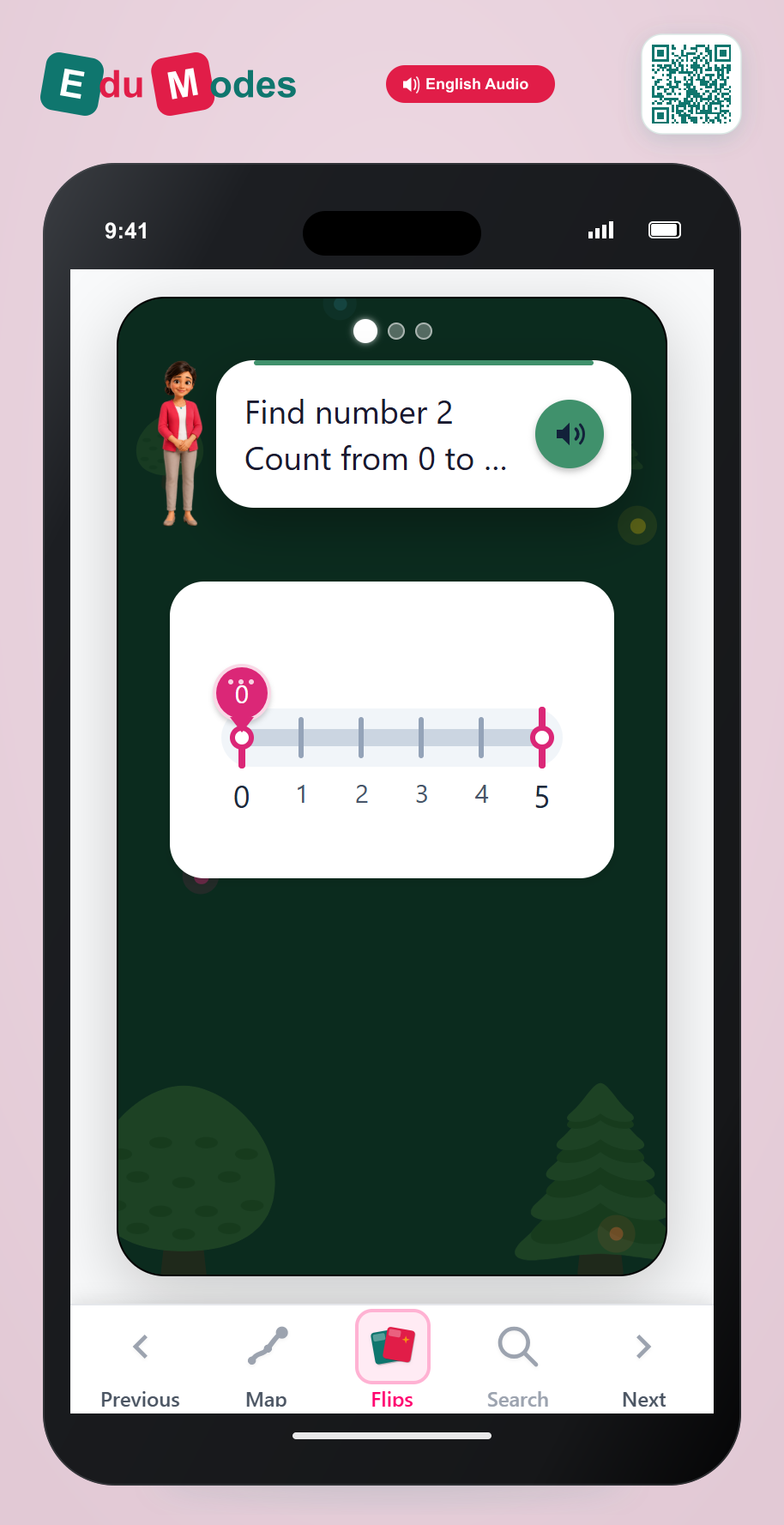 Number lines up to 5 - Place the Number - Interactive Learning Game Preview