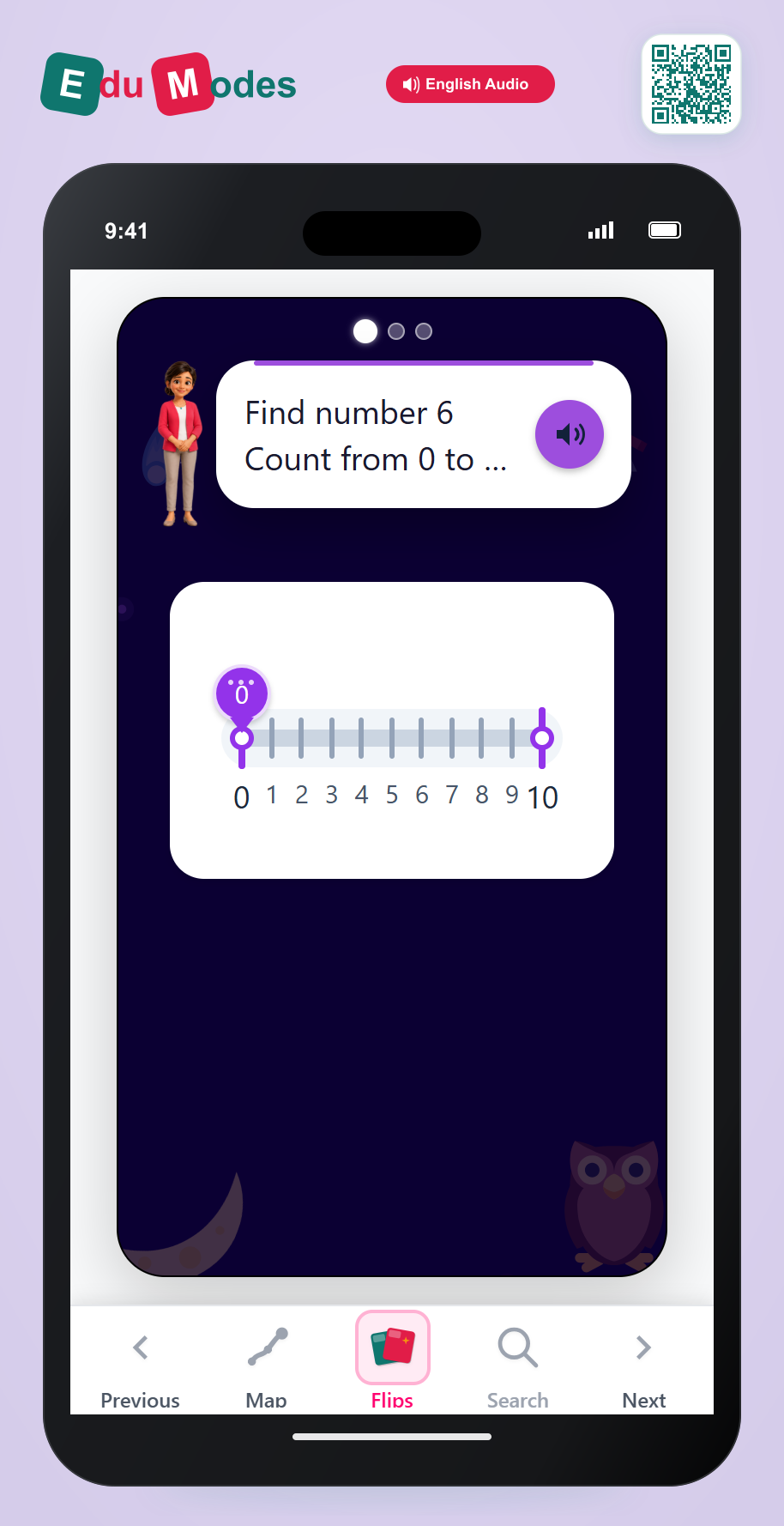 Number lines up to 10 - Place the Number - Interactive Learning Game Preview
