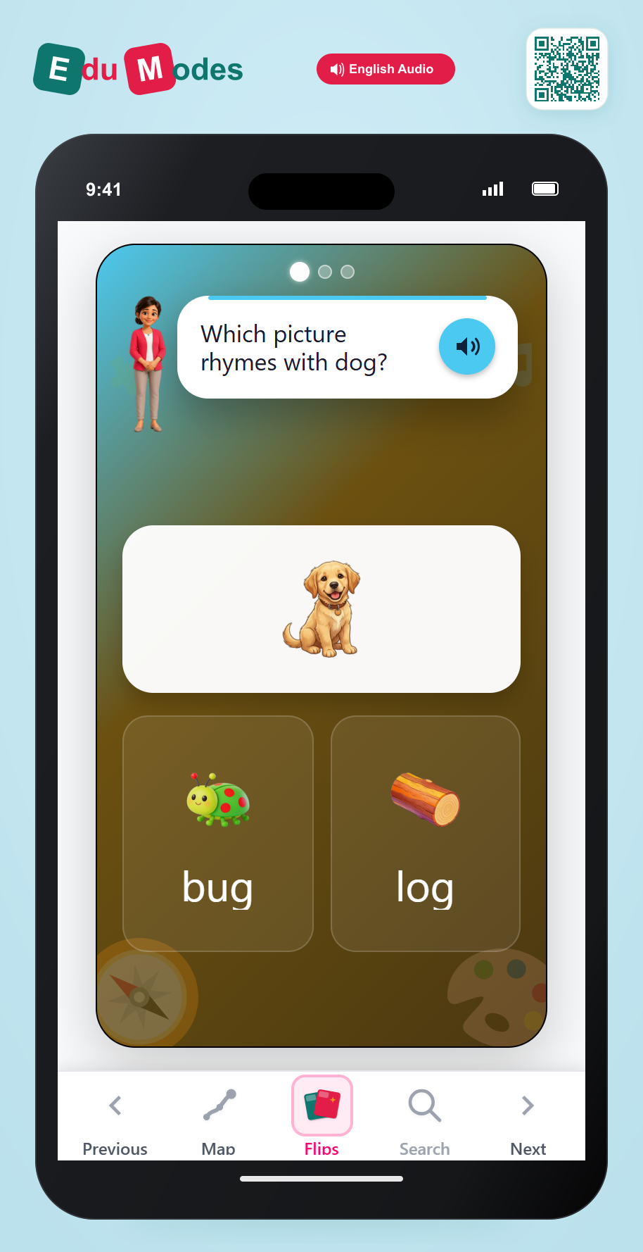 More Rhyming Practice - Interactive Learning Game Preview