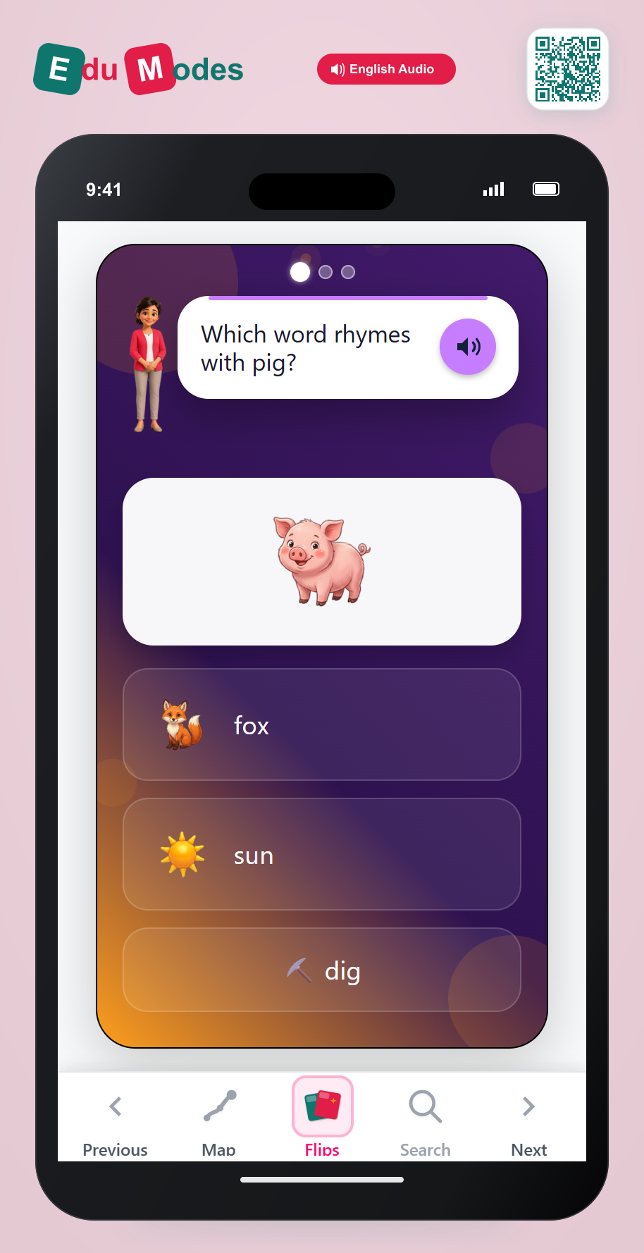 Find the Rhyme - Interactive Learning Game Preview