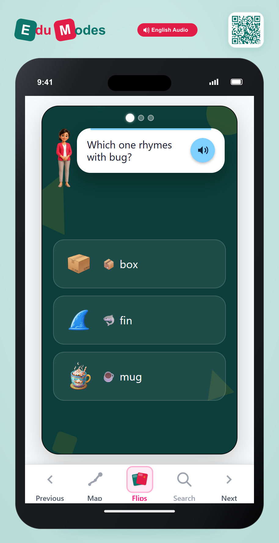 Quiz: Rhymes with Bug - Interactive Learning Game Preview