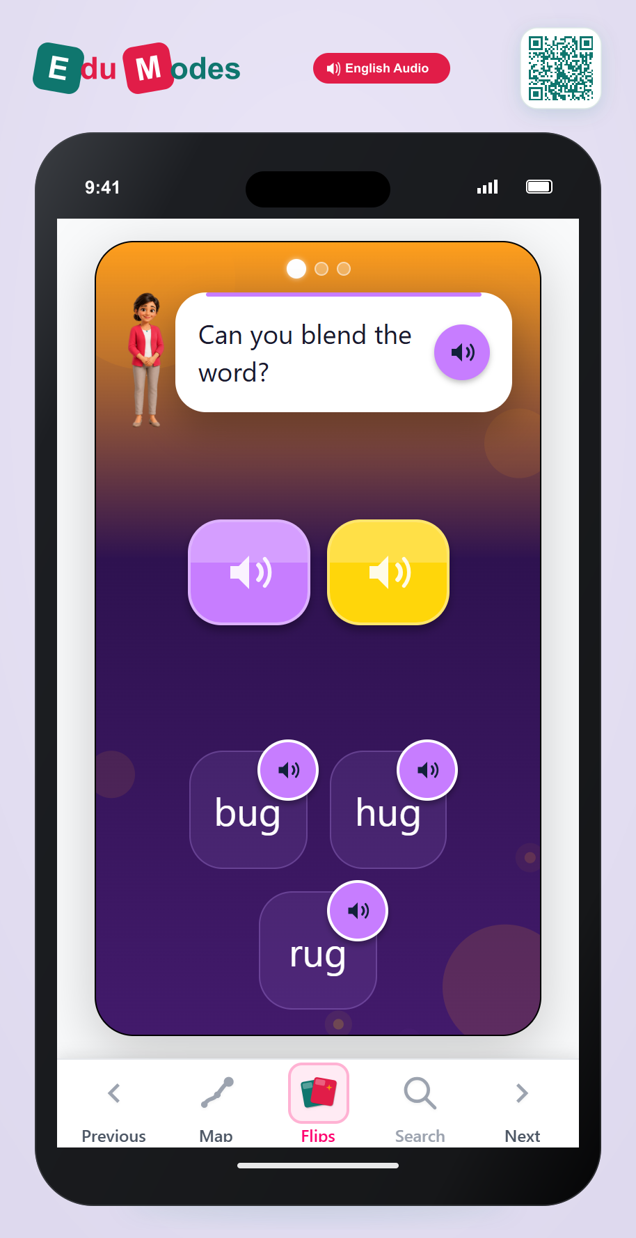 Blend Onset and Rime: Listen & Find - Interactive Learning Game Preview