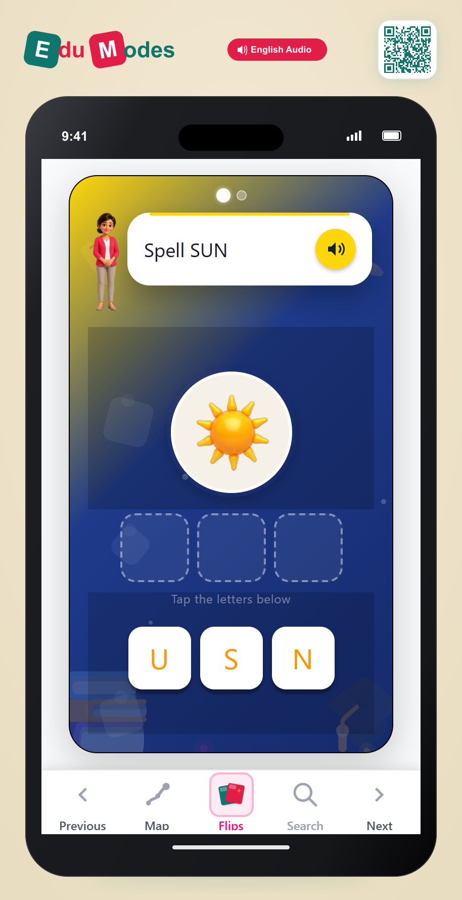 Sounds in sun & pig - Interactive Learning Game Preview