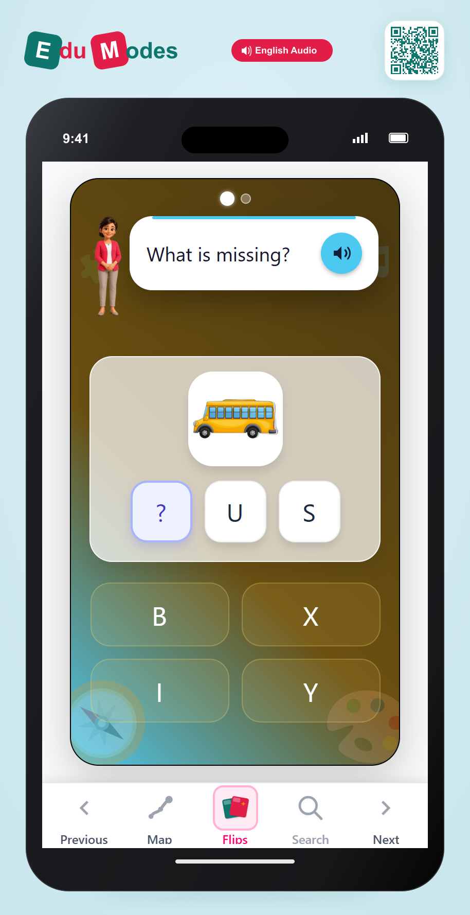 Sounds in bus & web - Interactive Learning Game Preview