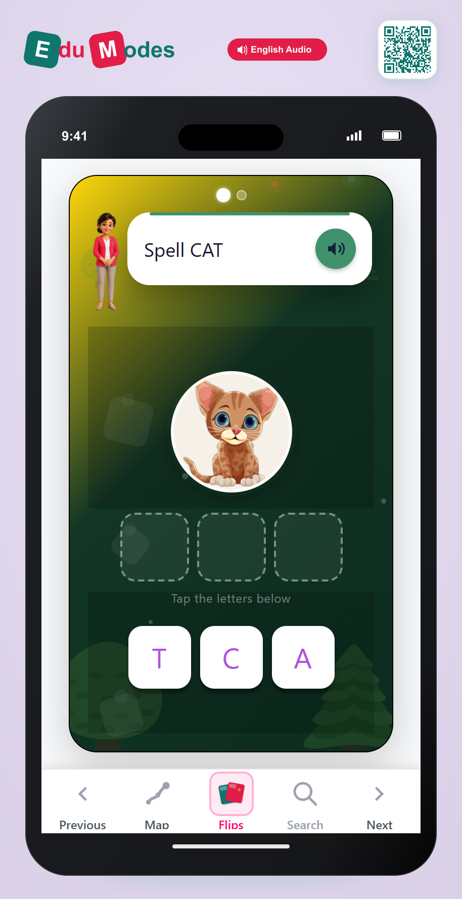 Sounds in cat & dog - Interactive Learning Game Preview