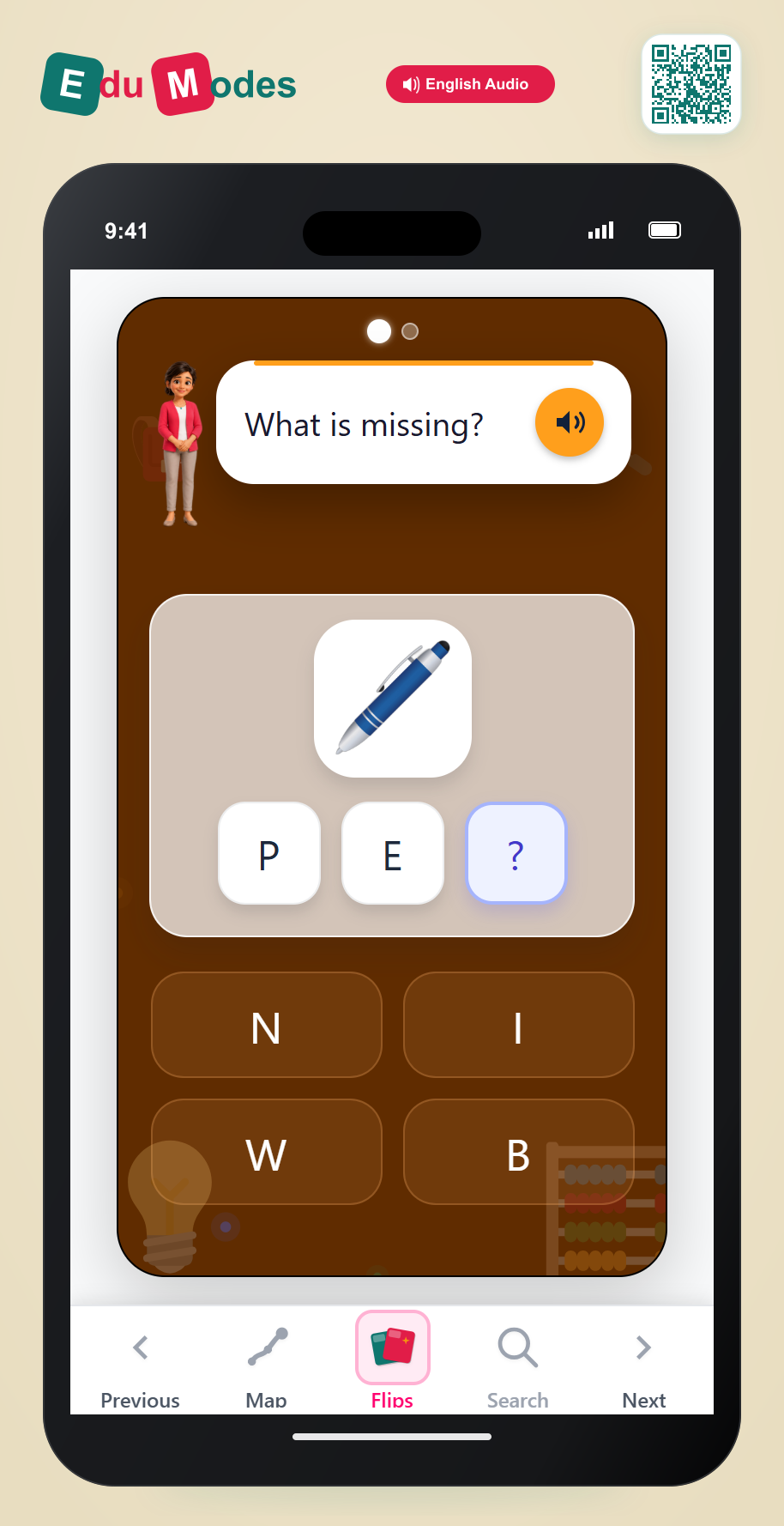 Sounds in pen & log - Interactive Learning Game Preview