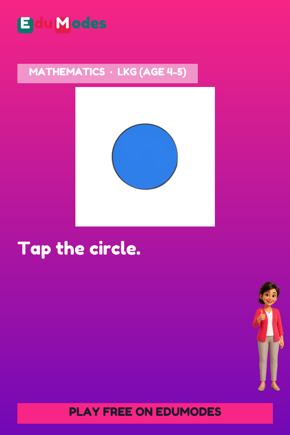 Circle or Square - Interactive Learning Game Preview