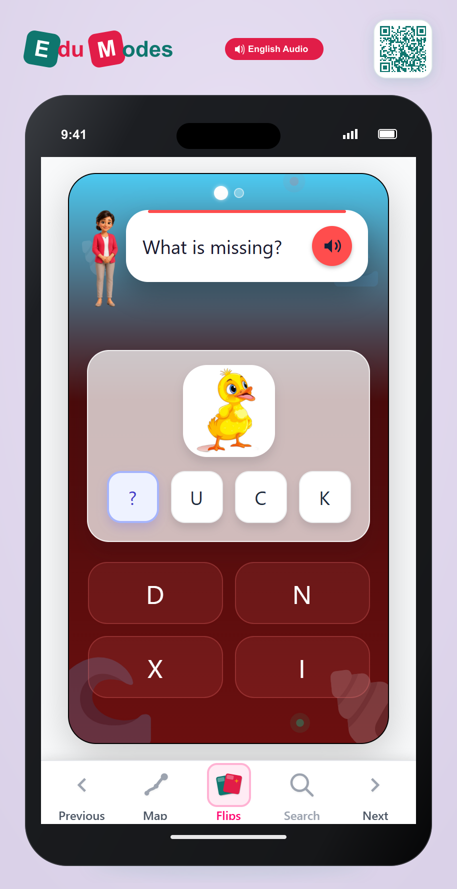 Sounds in duck & ship - Interactive Learning Game Preview