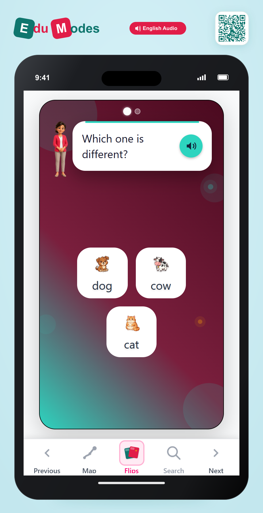 Which two words start with the same sound? - Part 2 - Interactive Learning Game Preview