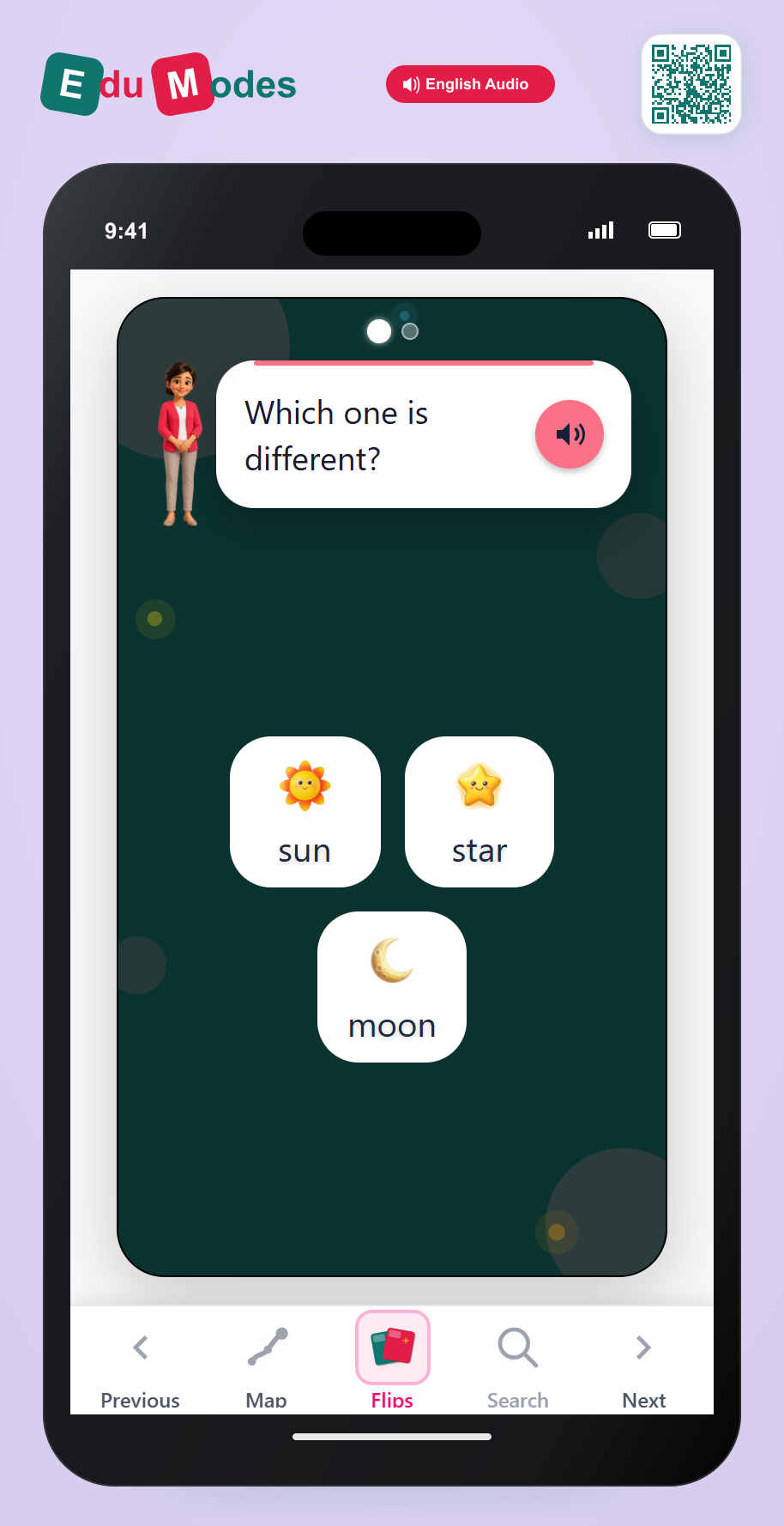 Which two words start with the same sound? - Part 4 - Interactive Learning Game Preview