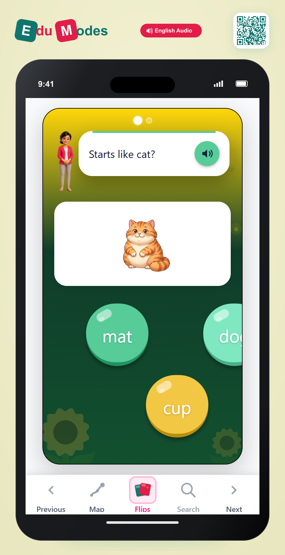 Which two words start with the same sound? - Part 10 - Interactive Learning Game Preview