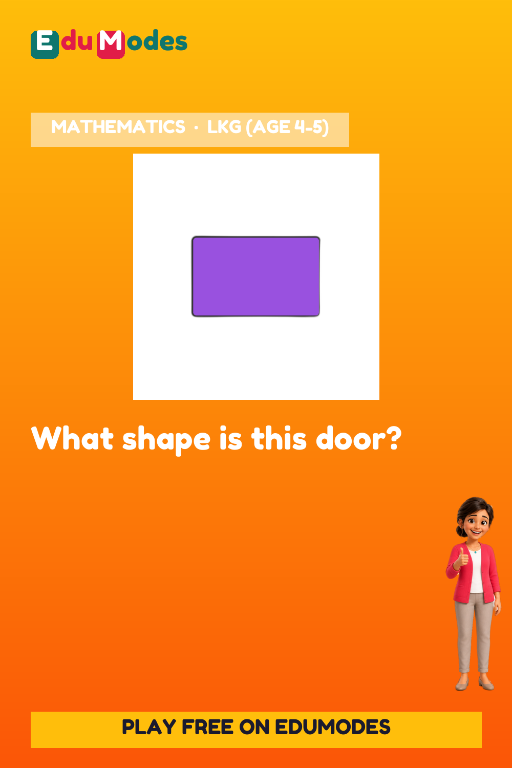 Rectangle Garage - Interactive Learning Game Preview