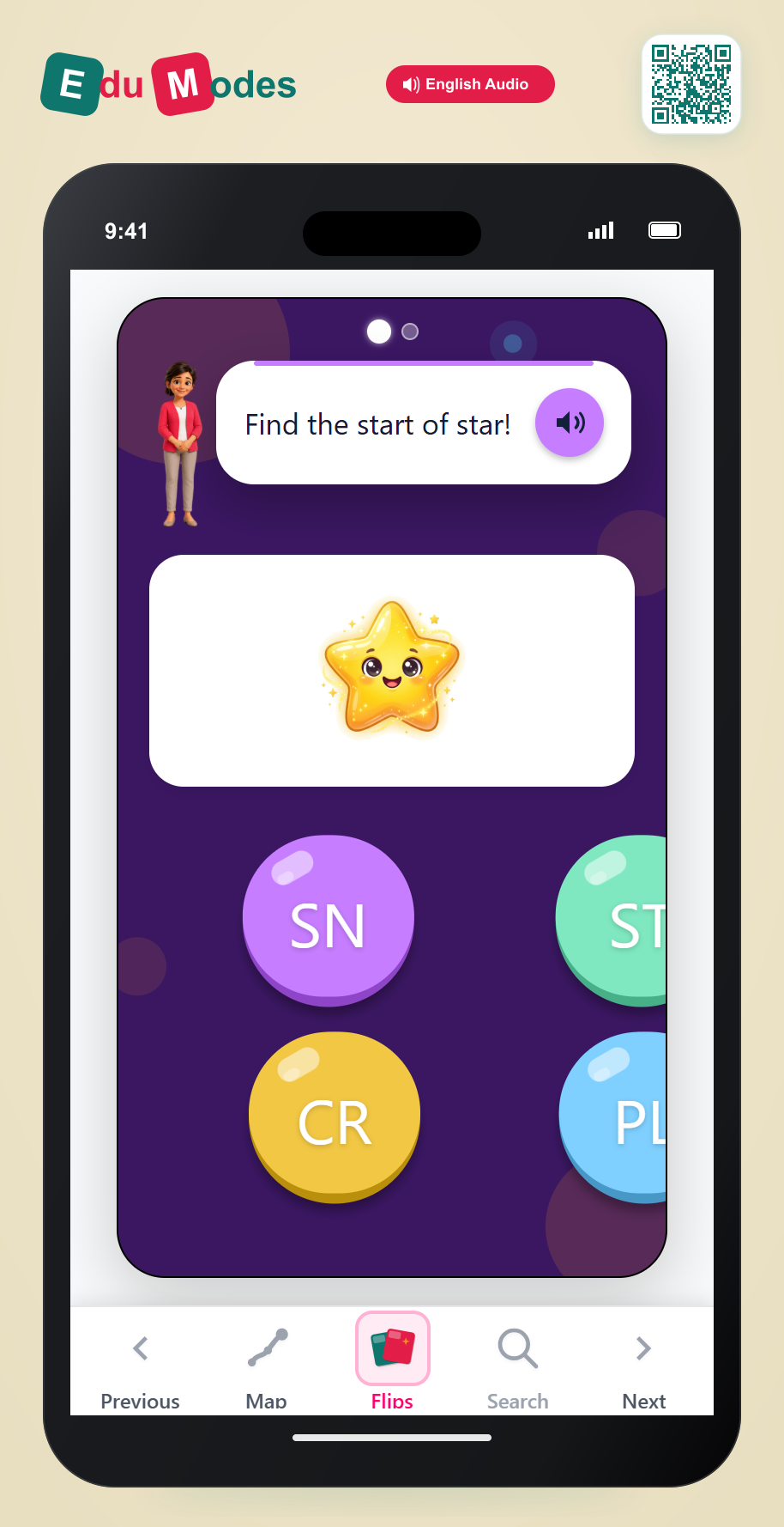 Initial Blend Bubbles - ST, DR - Interactive Learning Game Preview