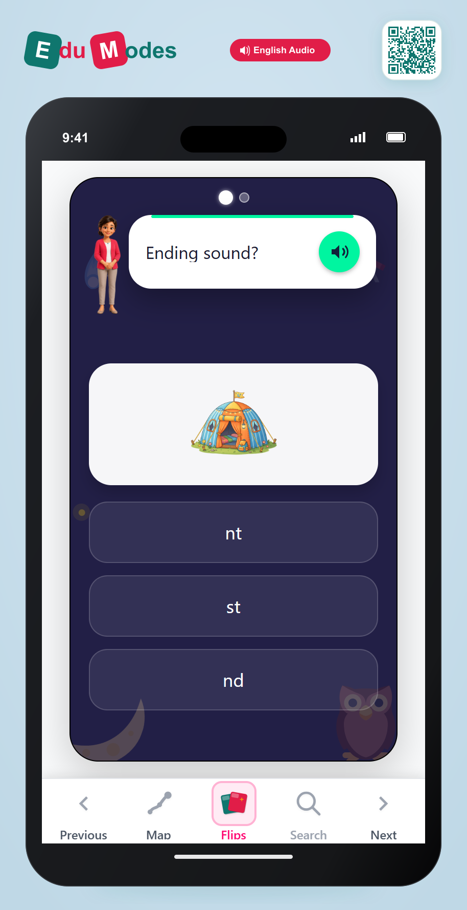 Practice nd and nt - Interactive Learning Game Preview