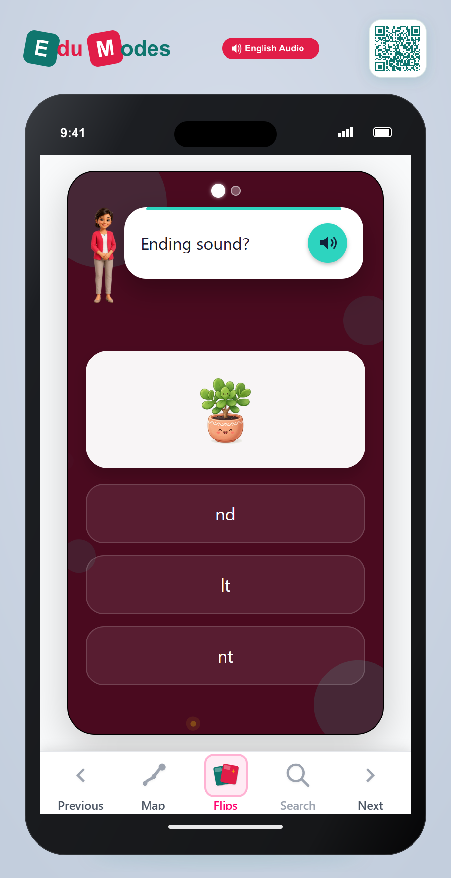 Mixed Final Blends Review - Interactive Learning Game Preview