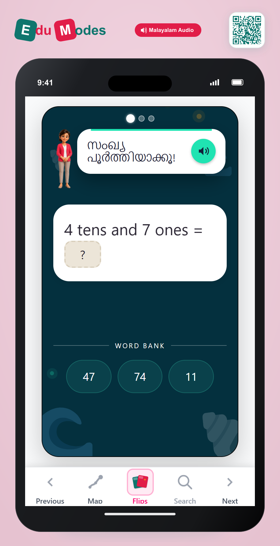 Review up to 99 (Malayalam) - Interactive Learning Game Preview