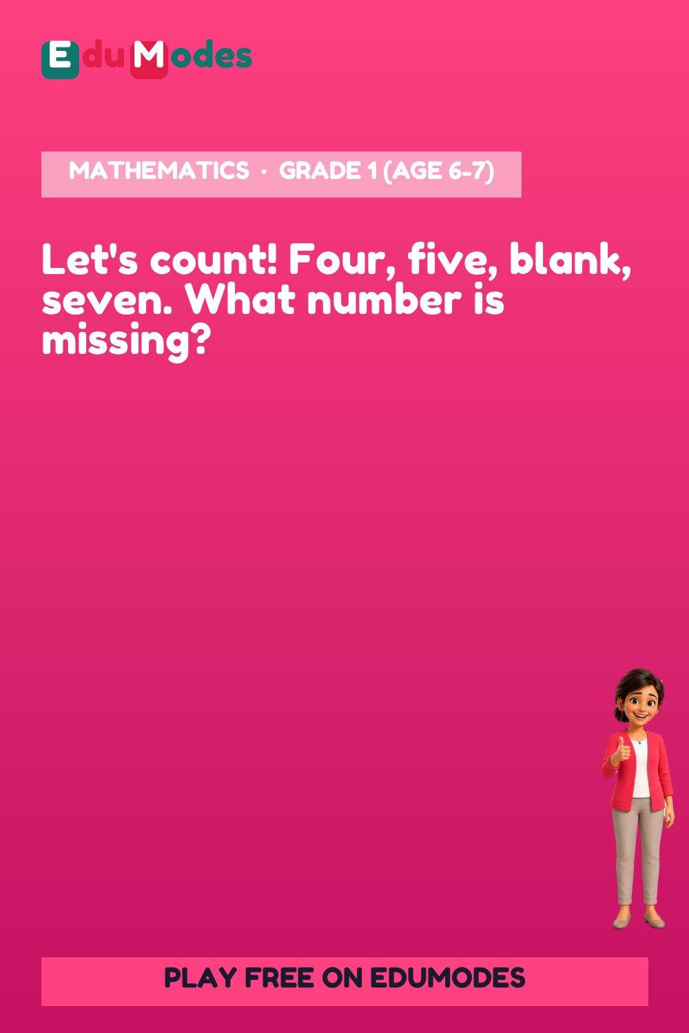 Count F/B 1 - Sequence - Interactive Learning Game Preview