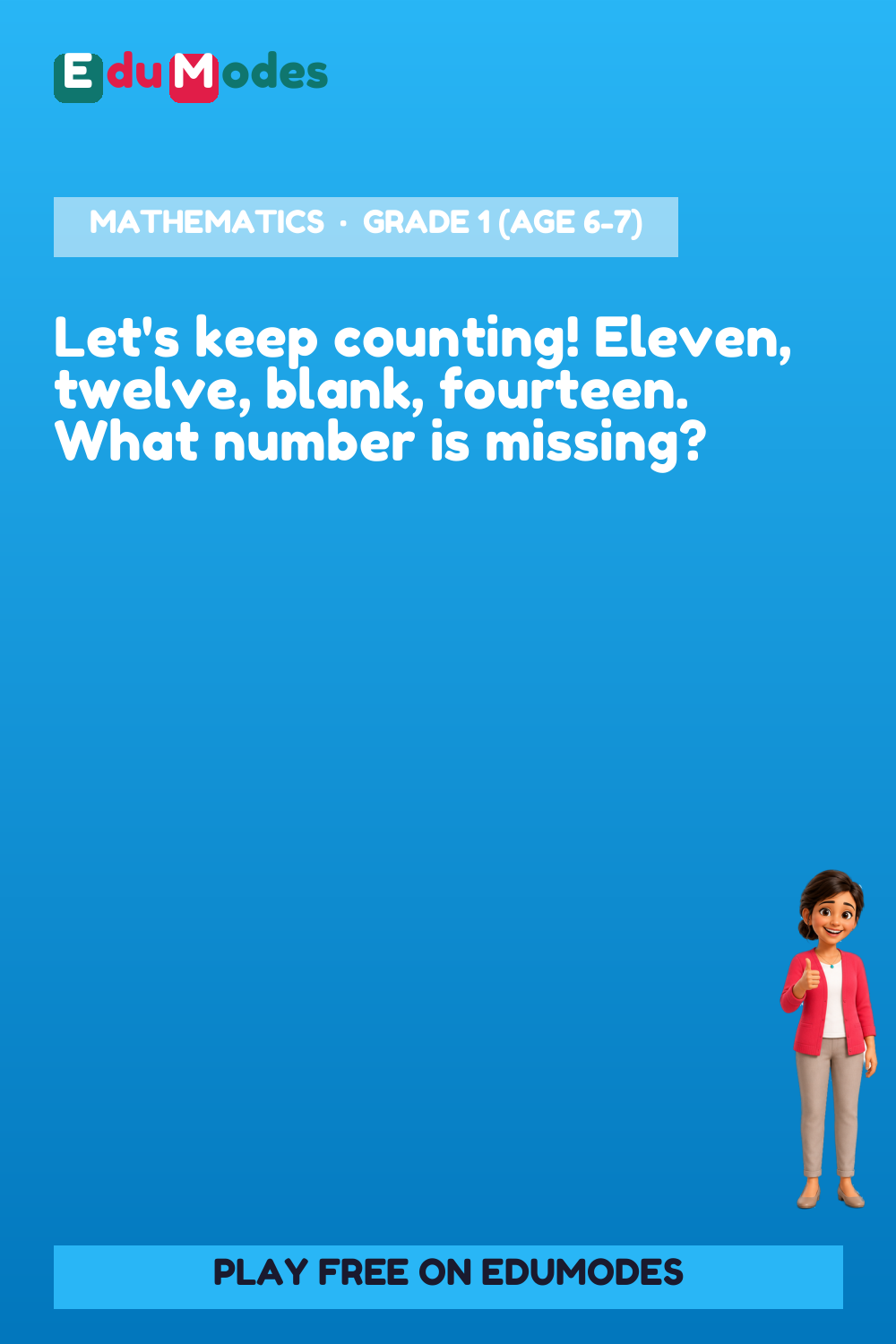 Count F/B 3 - Sequence - Interactive Learning Game Preview