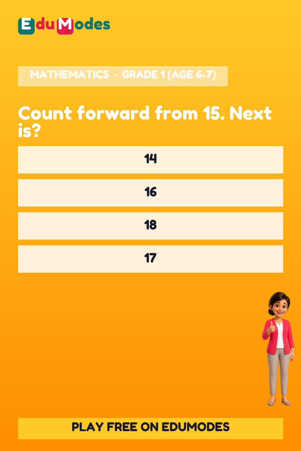 Count F/B 4 - Abstract - Interactive Learning Game Preview