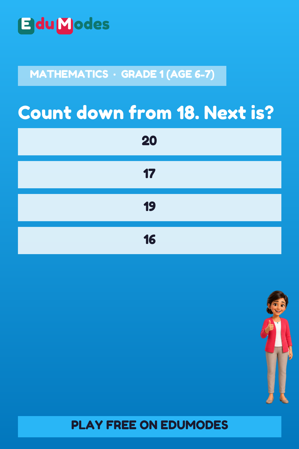 Count F/B 8 - Abstract - Interactive Learning Game Preview