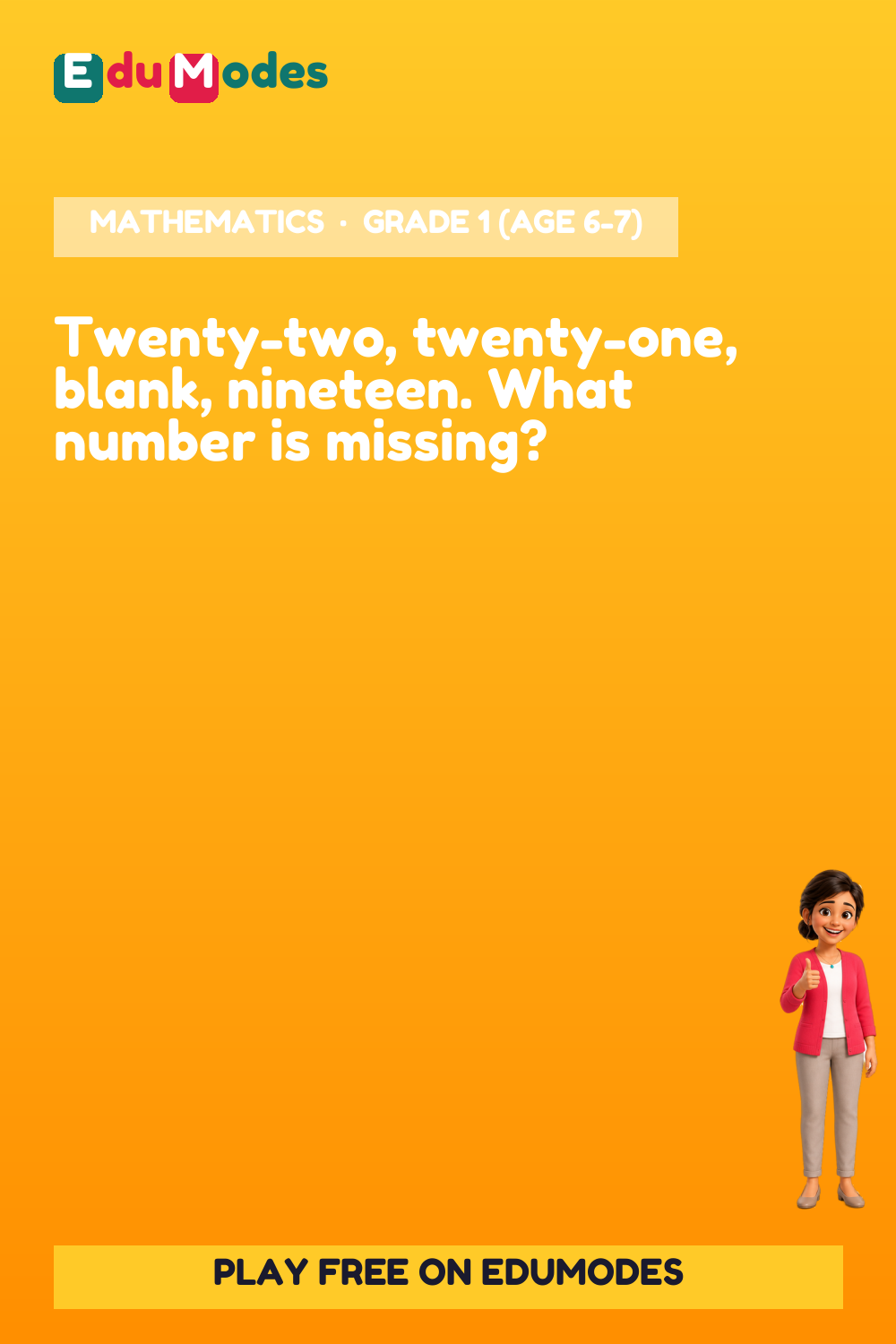 Count F/B 9 - Sequence - Interactive Learning Game Preview