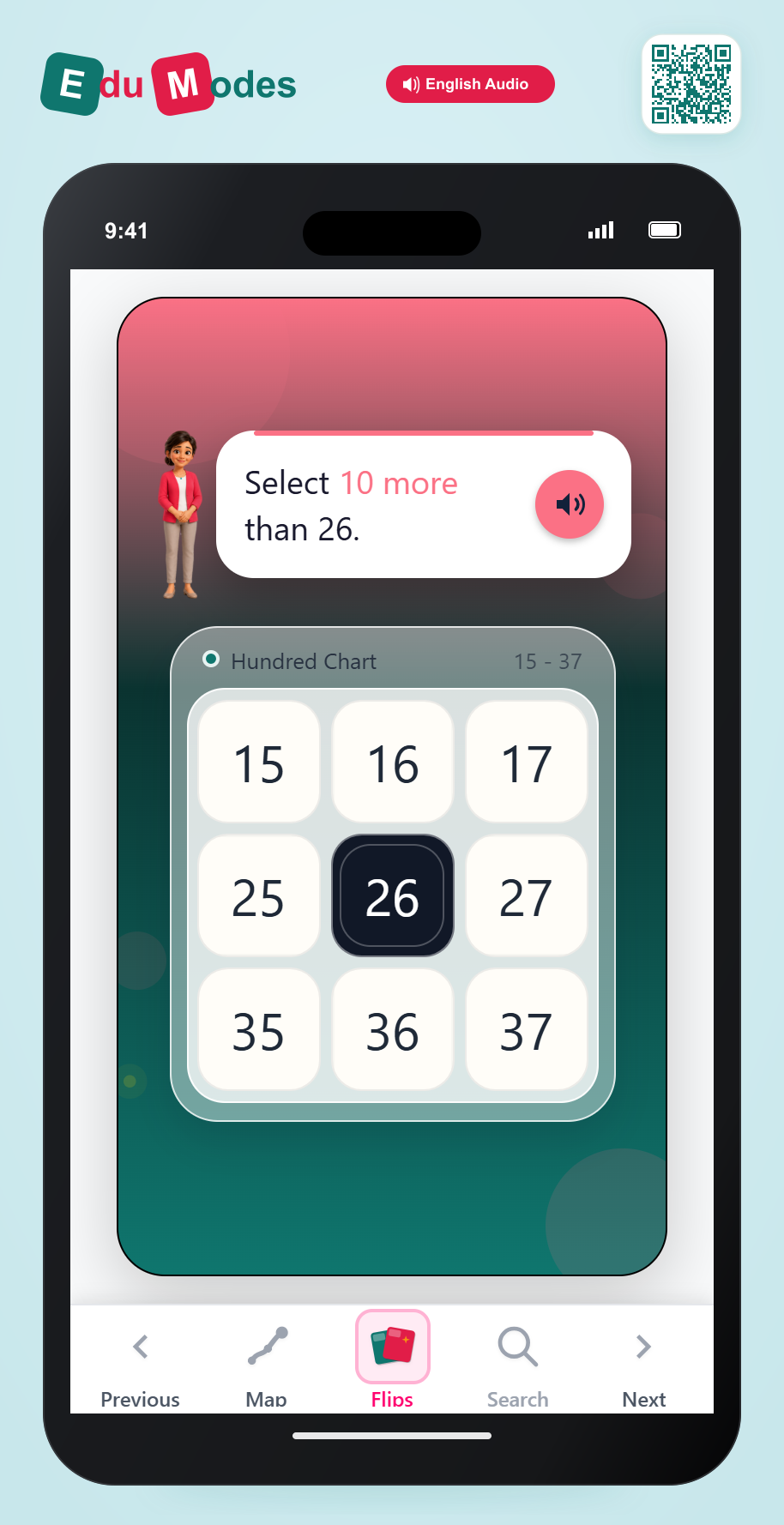 Ten More (Hundred Chart) - Interactive Learning Game Preview