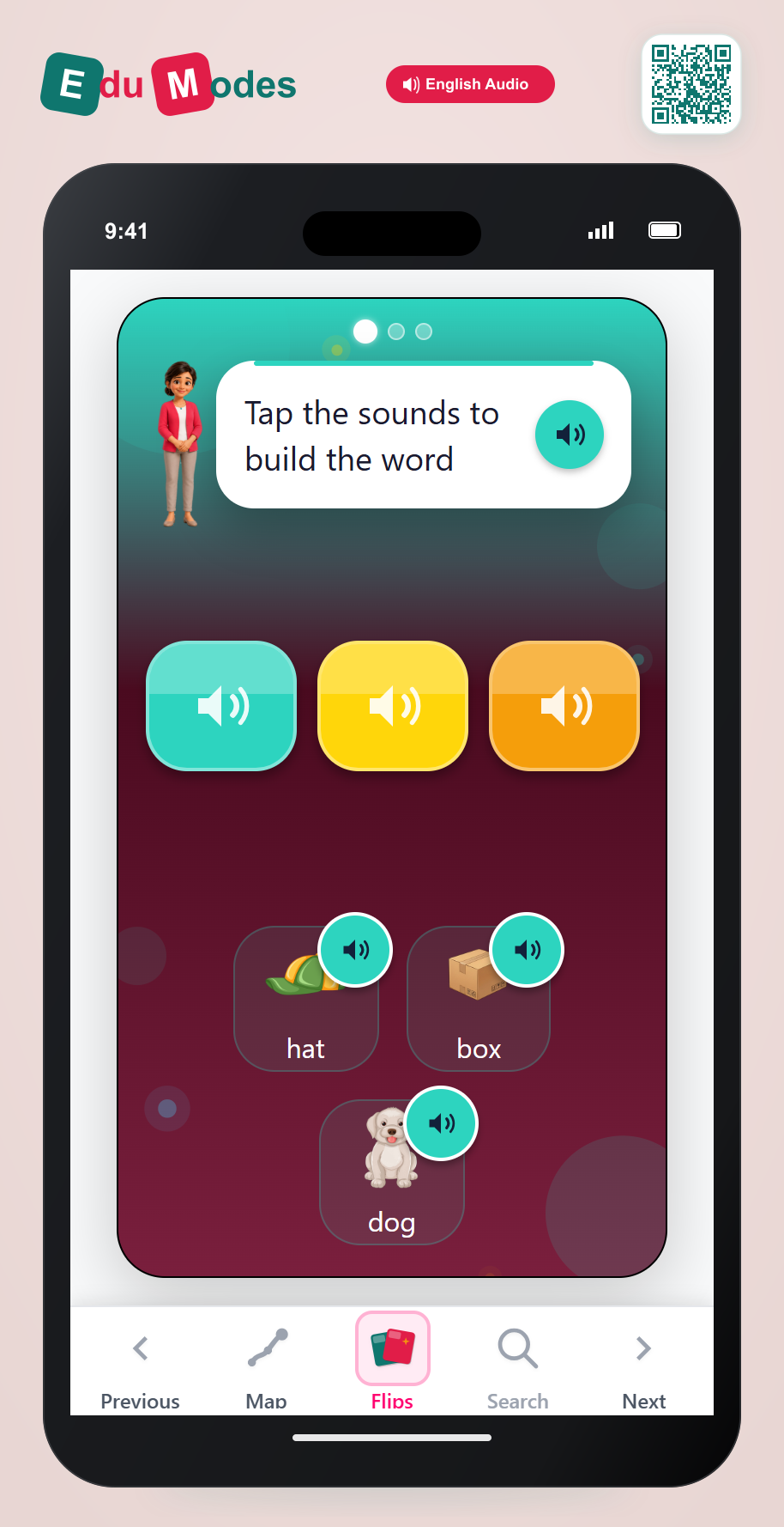 Blend Sounds: A & I Words - Interactive Learning Game Preview
