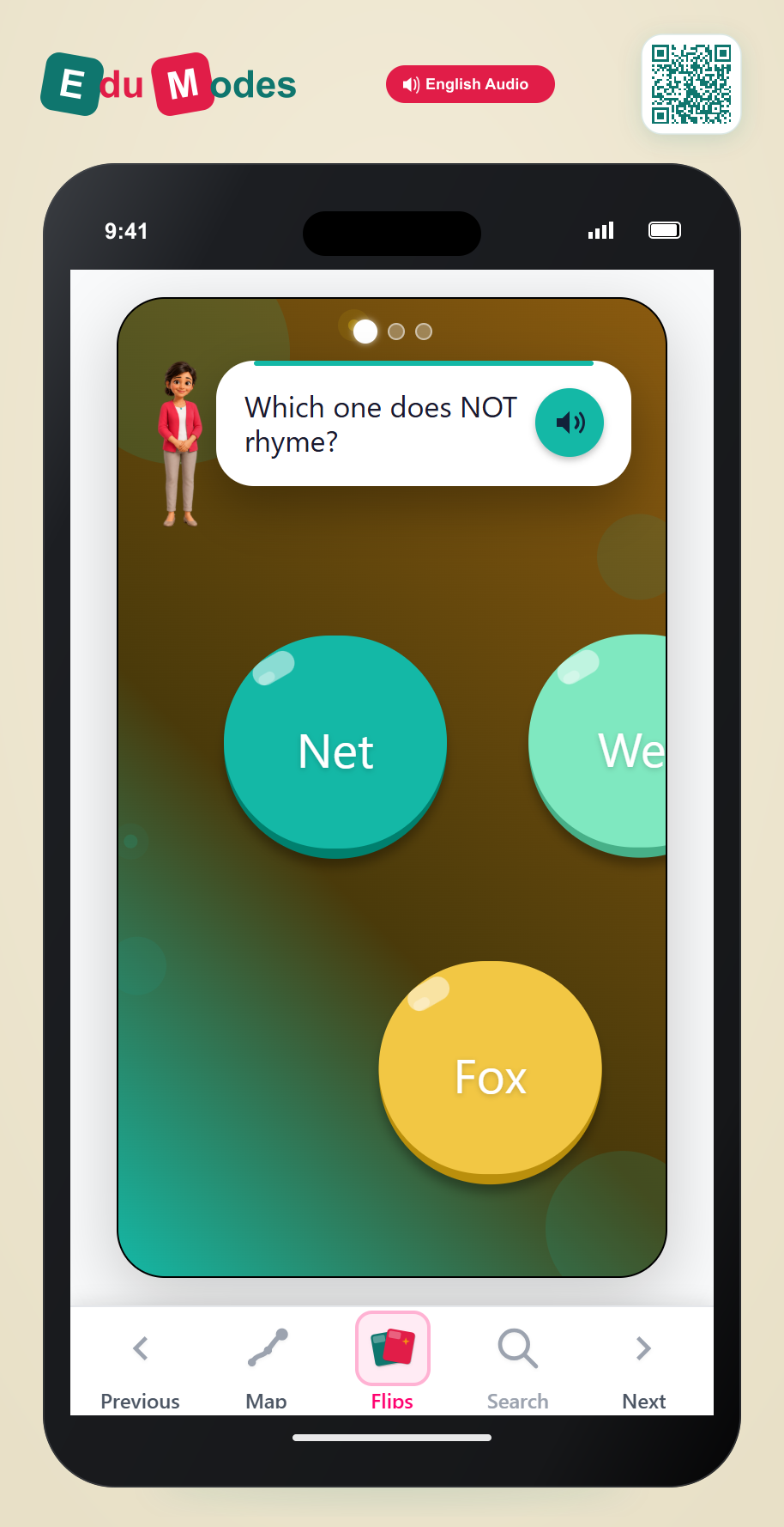 Pop the Odd Bubble (Set 2) - Interactive Learning Game Preview