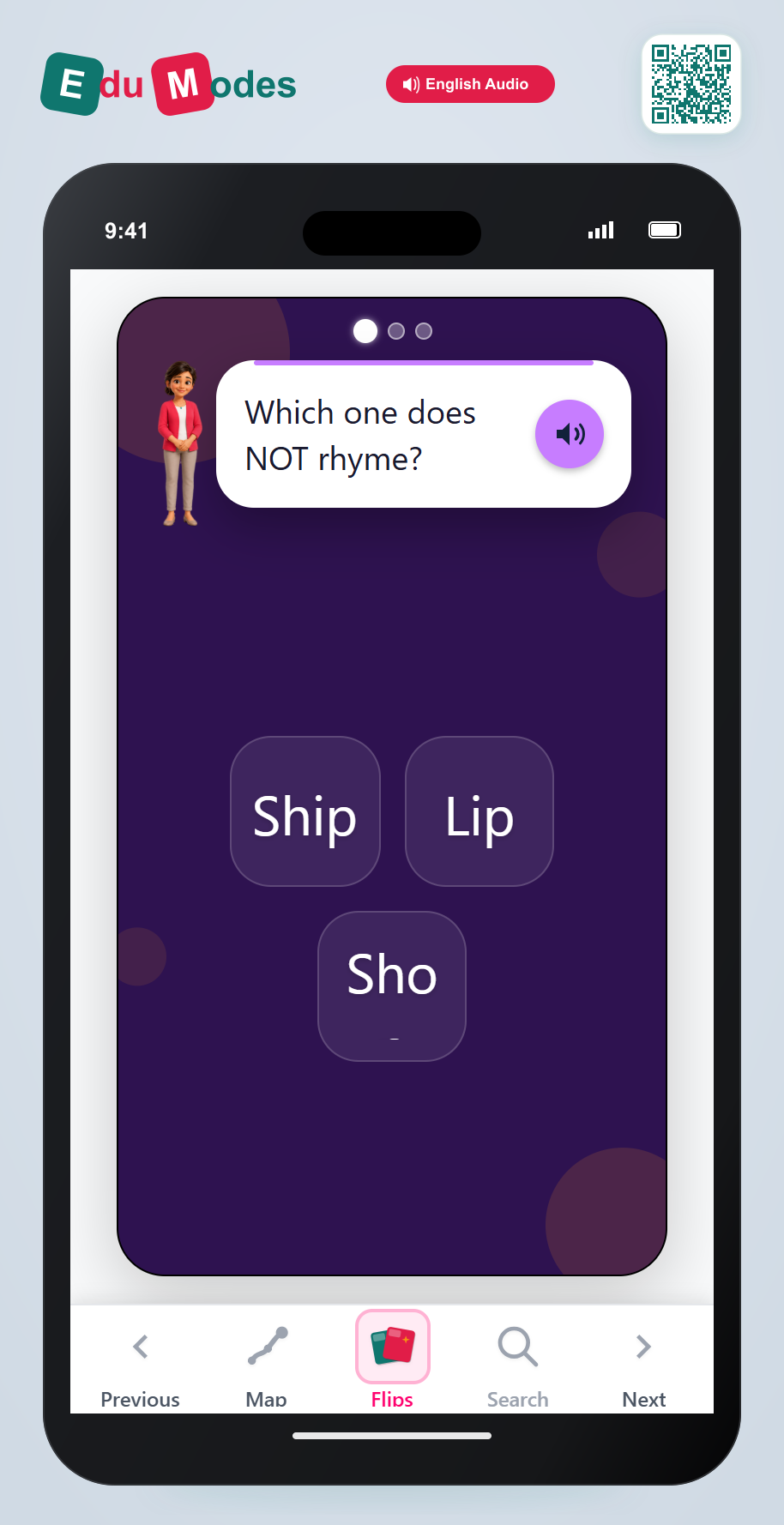 Odd One Out (Digraphs) - Interactive Learning Game Preview