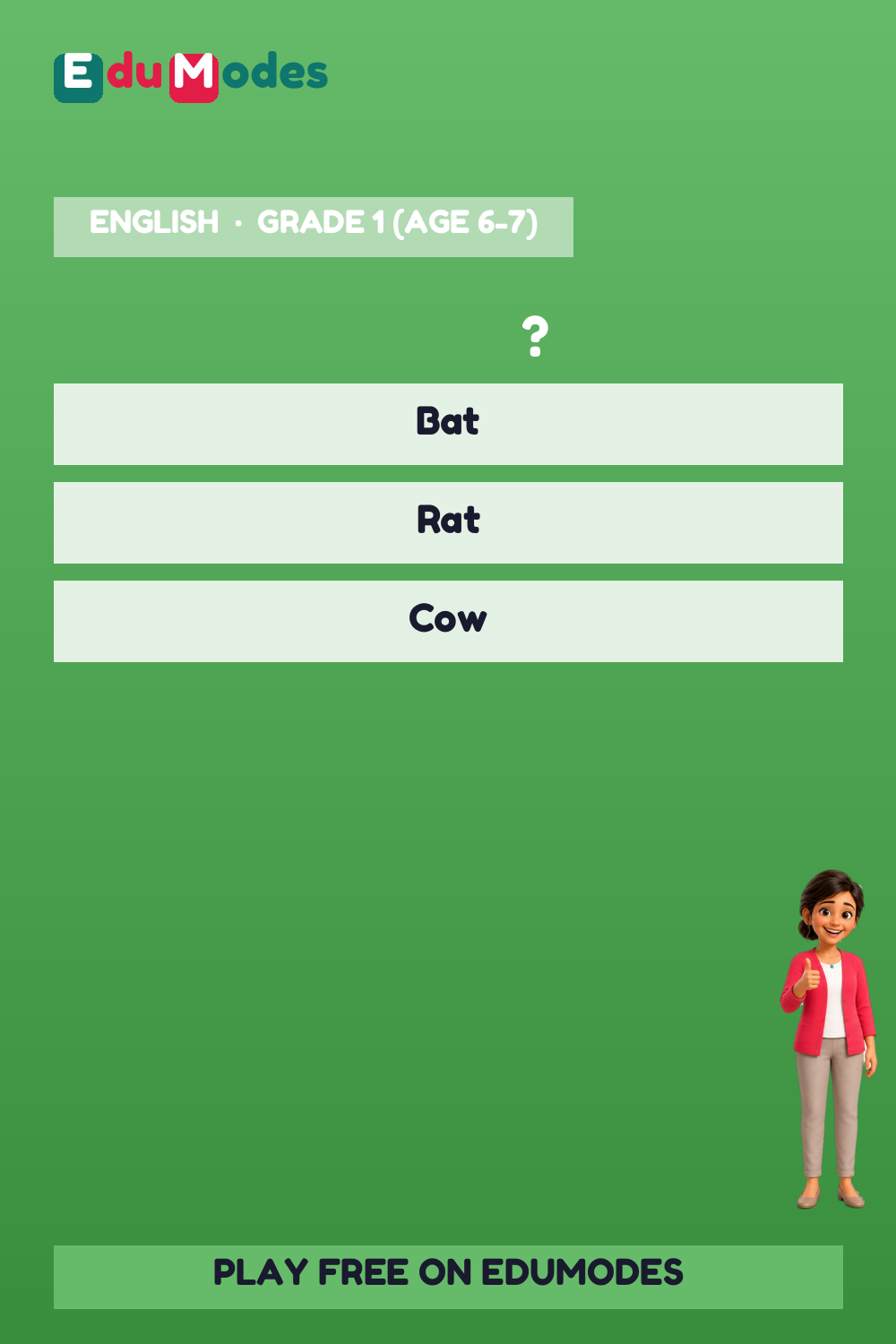 Pop the Odd Bubble (Set 1) - Interactive Learning Game Preview