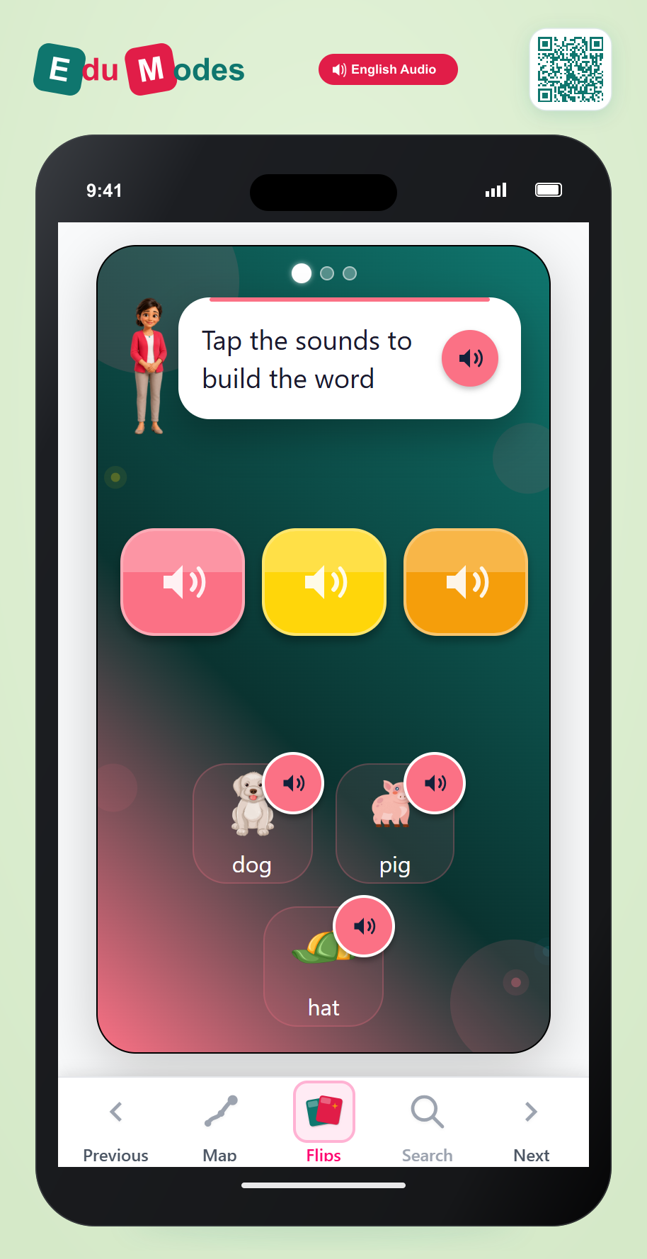 Blend Sounds: Mixed Words 3 - Interactive Learning Game Preview