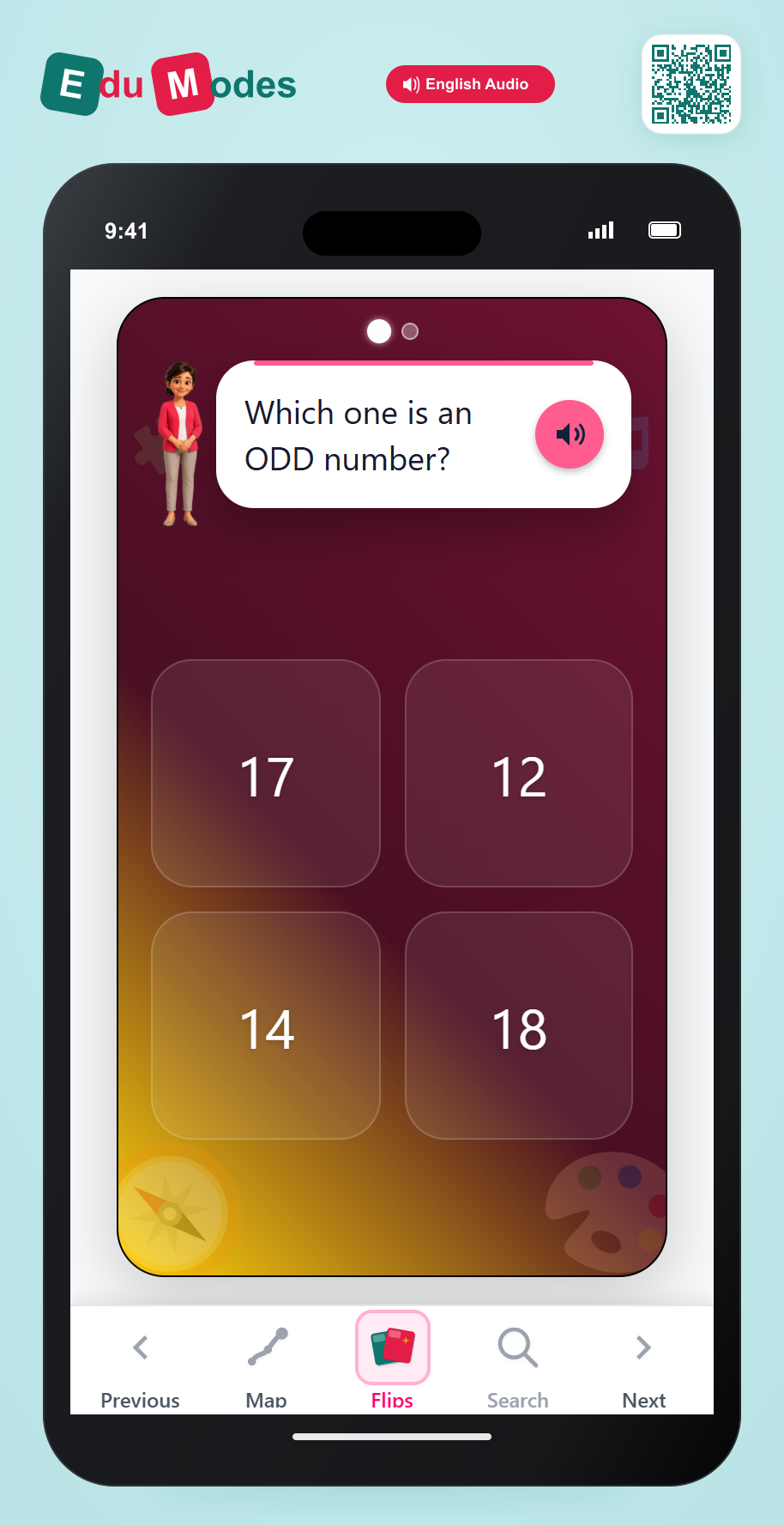 Find the Odd Teen Out - Interactive Learning Game Preview