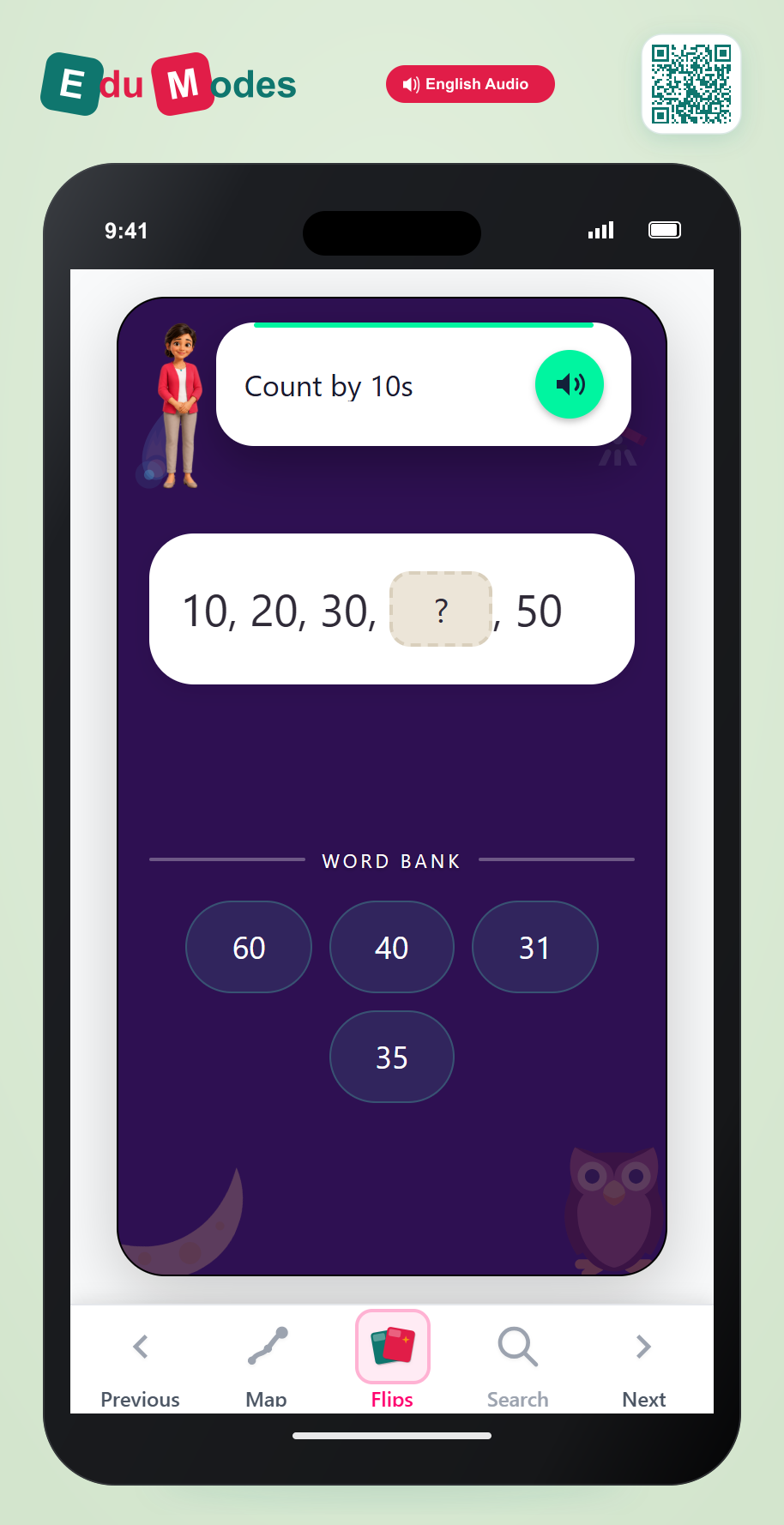 Skip Count by 10s (Easy) - Interactive Learning Game Preview