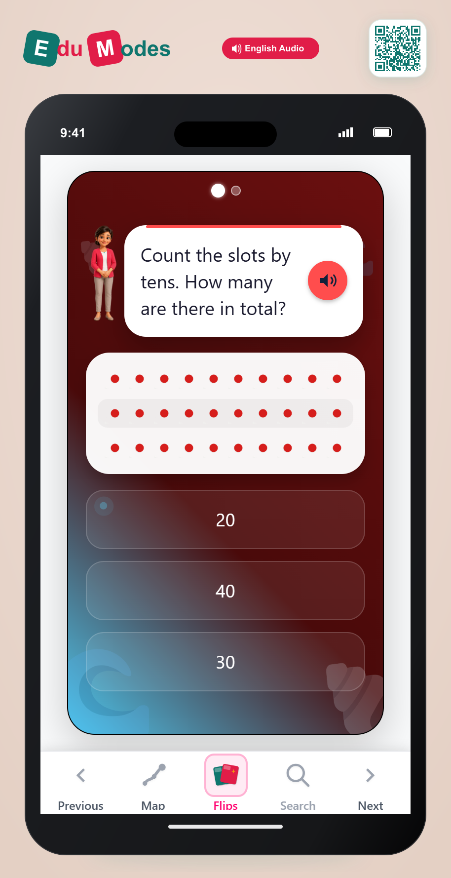 Skip-counting sequences - Ten Frames - Interactive Learning Game Preview