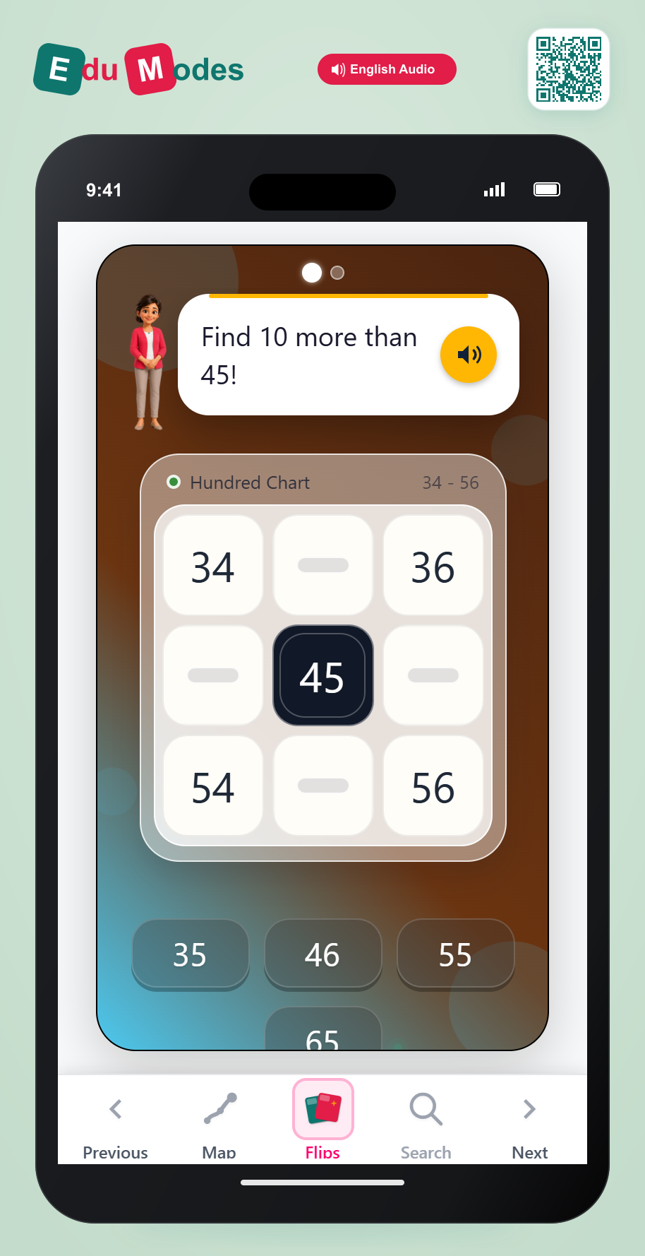 Counting patterns - up to 100 - Chart 10s - Interactive Learning Game Preview