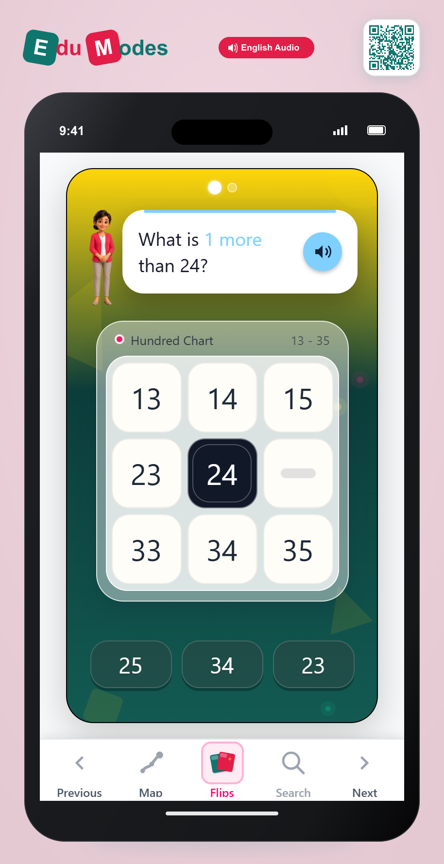Hundred Chart - 1 More - Interactive Learning Game Preview