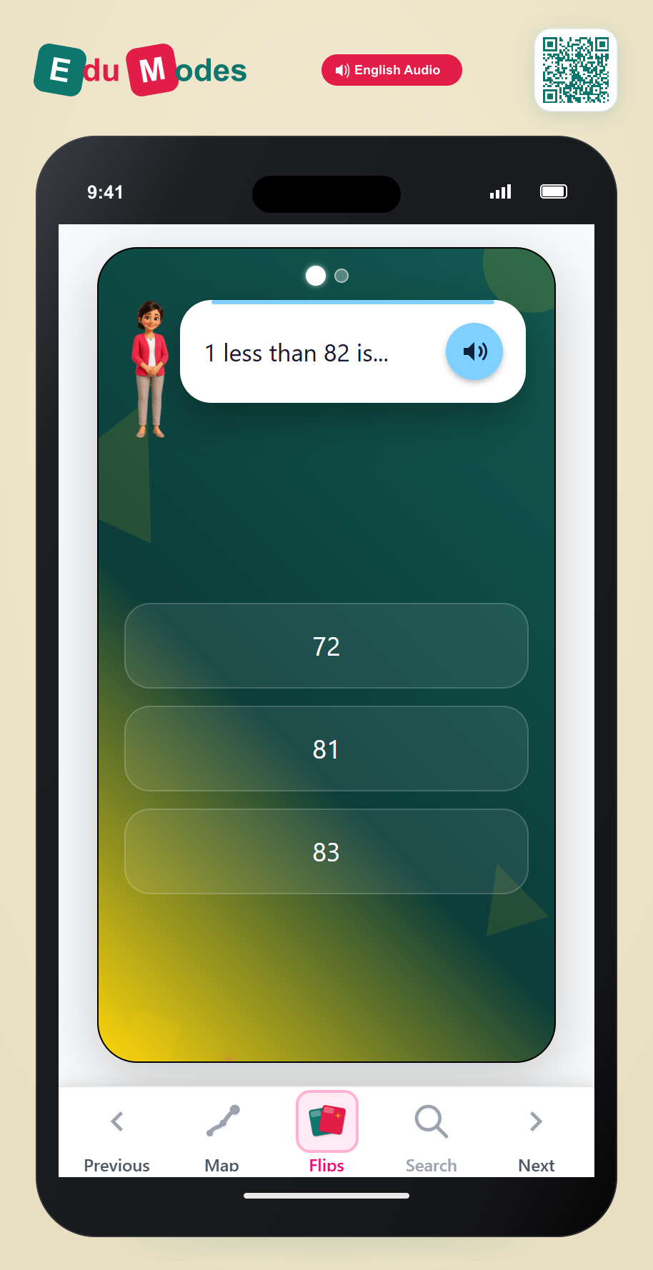 Hundred Chart - 1 Less Abstract - Interactive Learning Game Preview