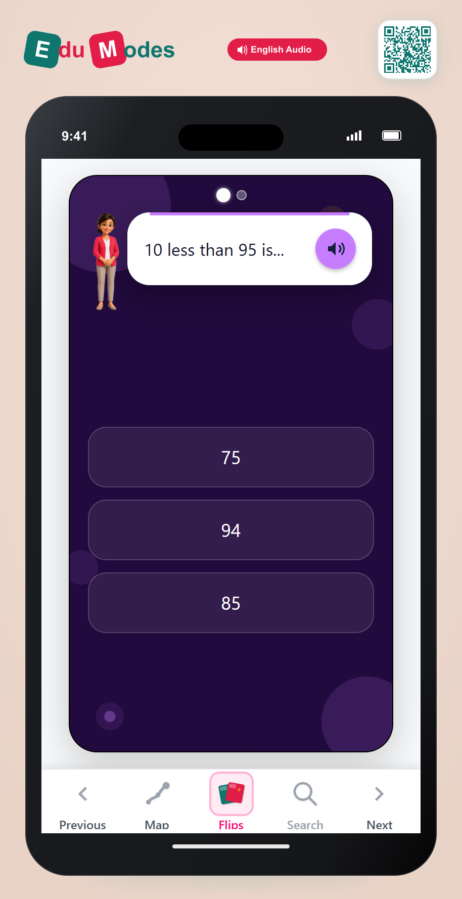 Hundred Chart - 10 Less Abstract - Interactive Learning Game Preview